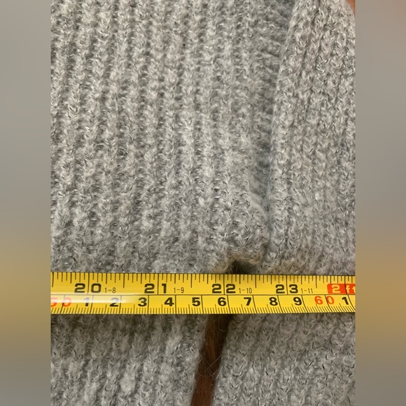 Topshop cropped oversized boxy gray sweater - Picture 7 of 10